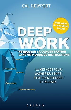 deep work couverture résumé de livre de Cal Newport Deep Work