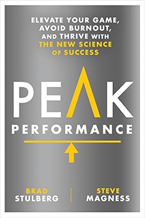 peak performance couverture résumé Développement personnel